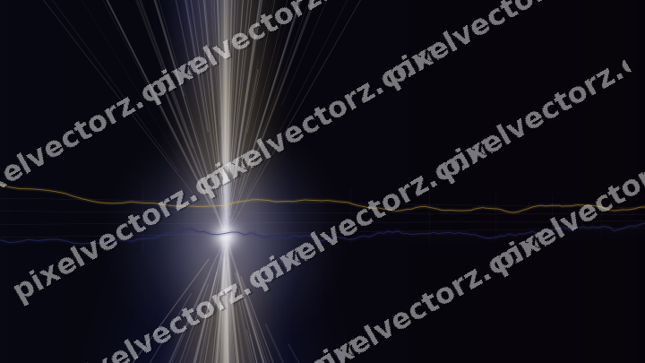 Leuchtender Neon Diagramm Hintergrund in Blau und Bernstein