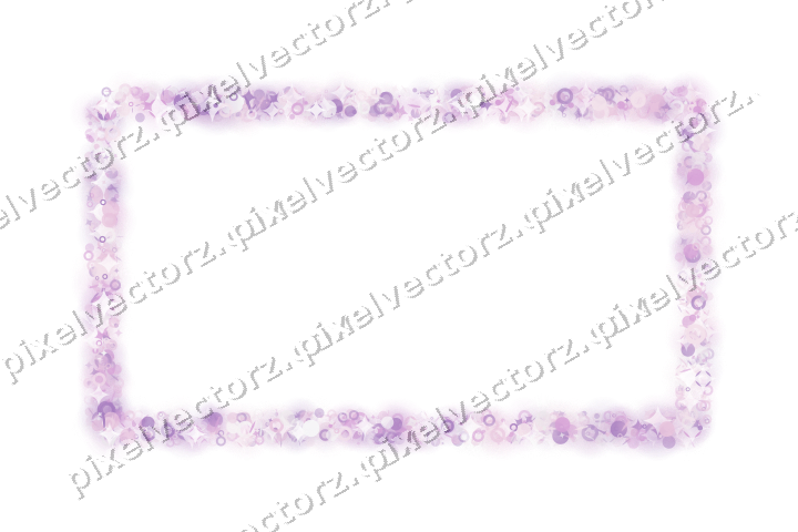 Nahtloser Glitzerrahmen aus Funken und Punkten auf transparentem Grund