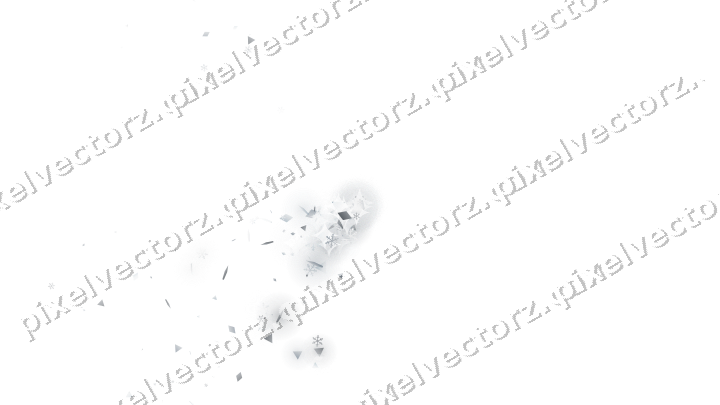 Nahtloser Glitzerfächer in Blassblau auf transparentem Grund