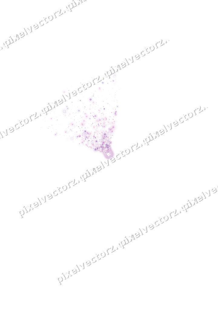 Nahtloser Glitzerfächer aus Sternen und Funken auf transparentem Grund