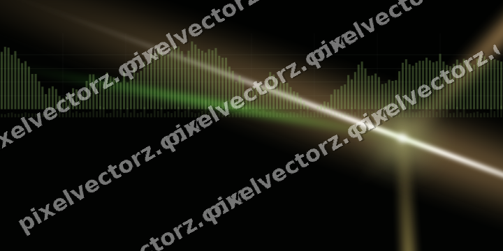 Leuchtender Neon Diagramm Hintergrund in Limette und Gelb