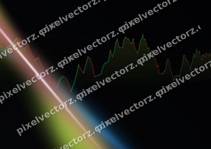Leuchtender Neon Diagramm Hintergrund in Limette und Bernstein