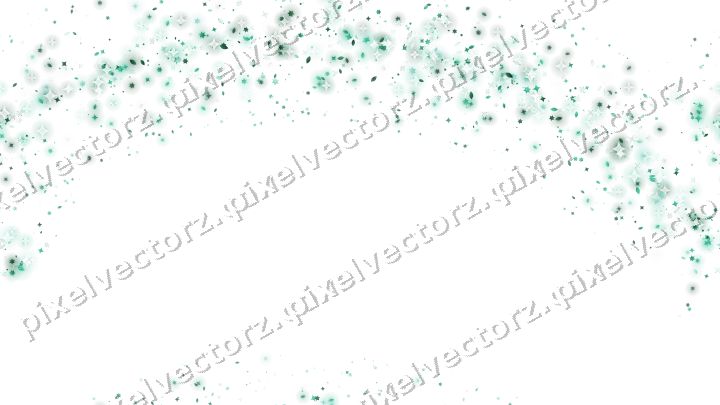 Nahtloser Glitzerbogen aus Sternen und Funken auf transparentem Grund