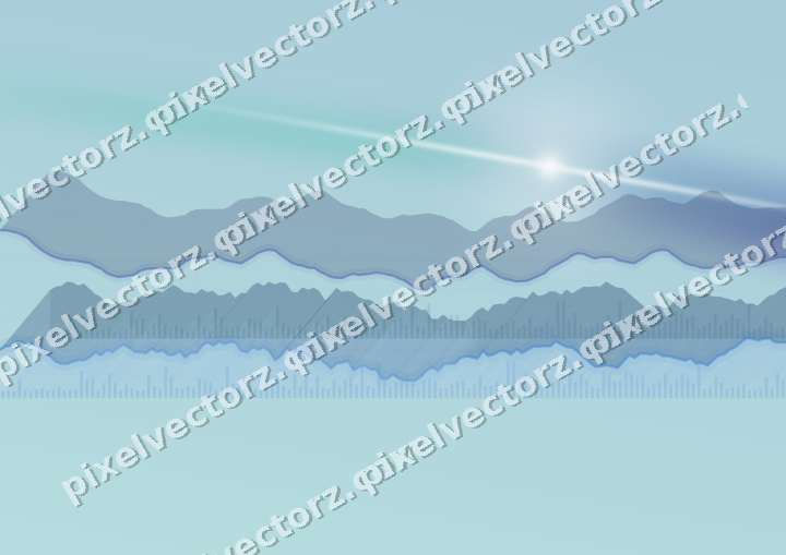 Zarter Pastell Diagramm Hintergrund in Blau und Türkis