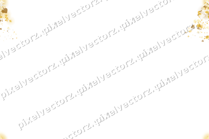 Nahtloser Glitzerfächer aus Sternen und Herzen auf transparentem Grund