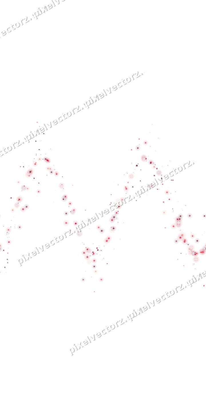 Nahtlose Glitzerwelle in Rosa und Rot auf transparentem Grund