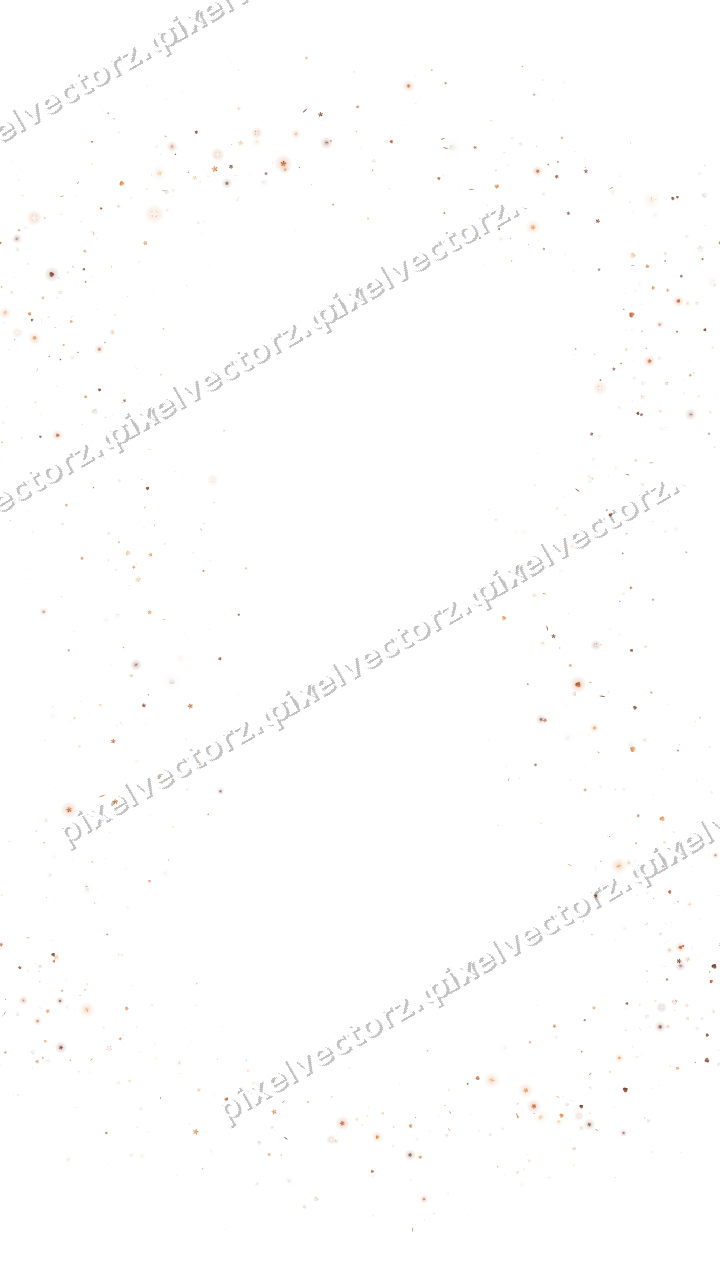 Nahtloser Glitzerkranz aus Herzen und Blüten auf transparentem Grund
