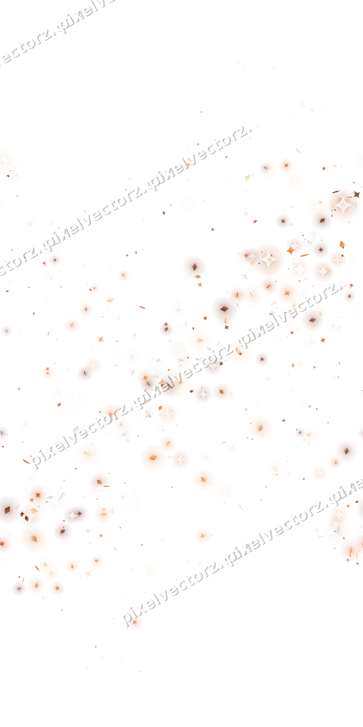 Nahtloses Glitzerband aus Funken und Rauten auf transparentem Grund