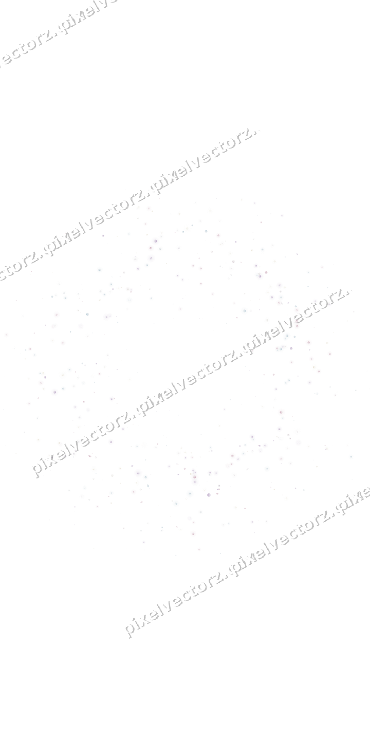 Nahtloser Glitzerkranz aus Tropfen und Punkten auf transparentem Grund