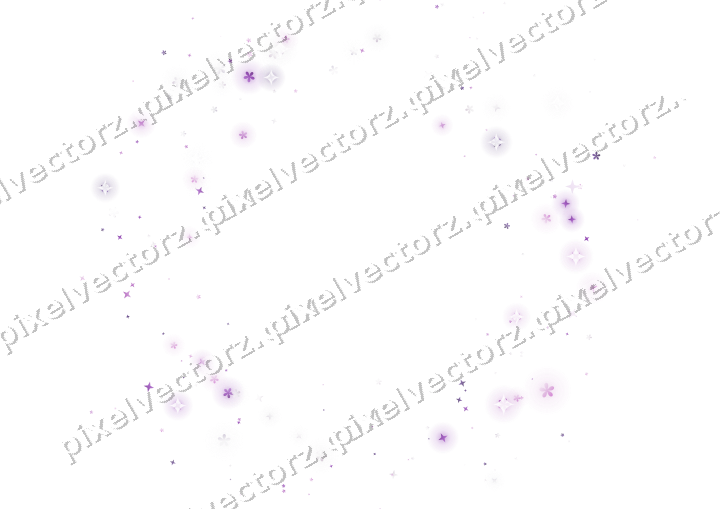 Nahtloser Glitzerkranz aus Sternen und Blüten auf transparentem Grund