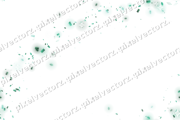 Nahtloser Glitzerbogen auf transparentem Grund