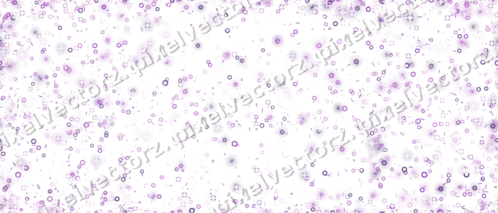 Nahtlose Glitzervignette in Violett auf transparentem Grund