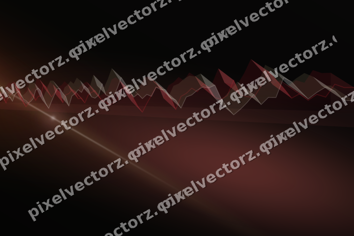 Leuchtender Neon Diagramm Hintergrund in Rot und Bernstein