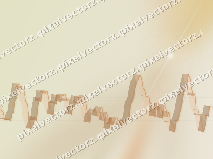 Zarter Pastell Diagramm Hintergrund in Orange und Bernstein