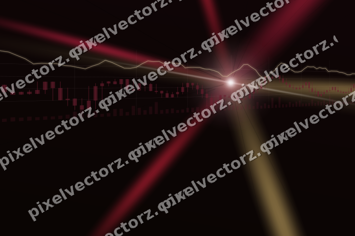 Leuchtender Neon Diagramm Hintergrund in Rosa und Rot