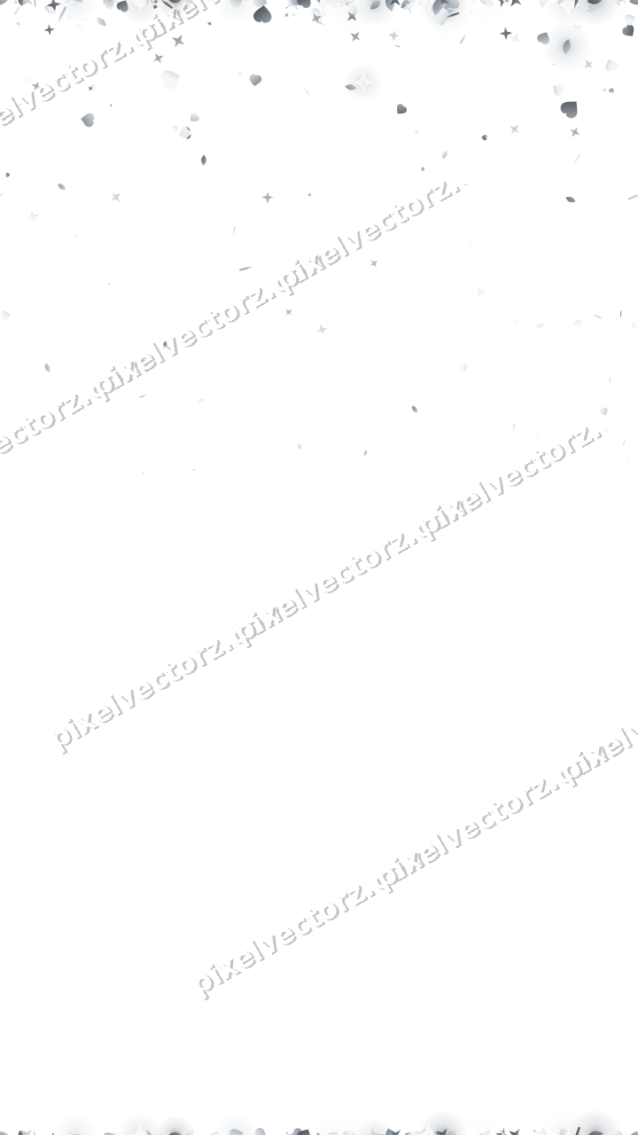 Nahtloser Glitzerregen aus Sternen und Herzen auf transparentem Grund