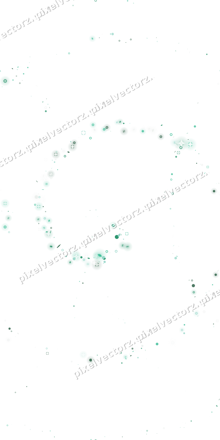 Nahtlose Glitzerspirale auf transparentem Grund