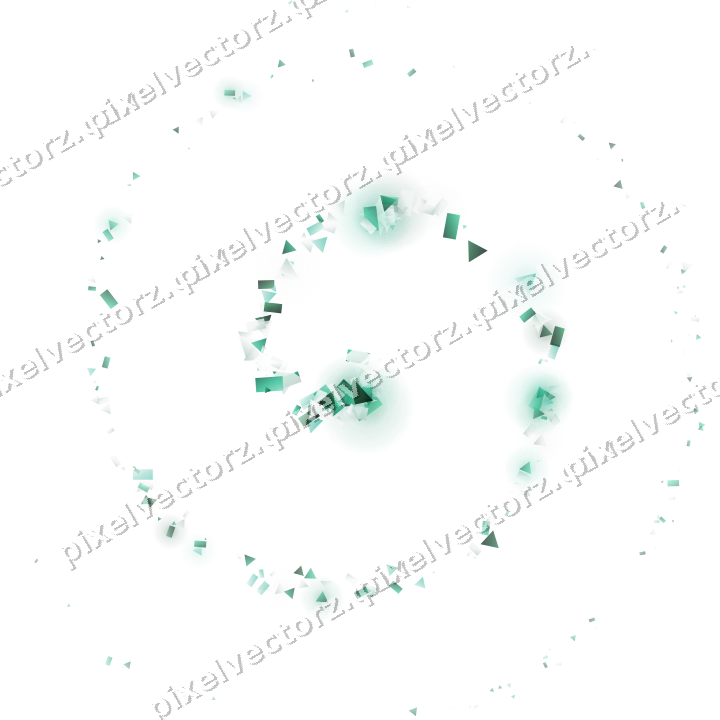 Nahtlose Glitzerspirale auf transparentem Grund