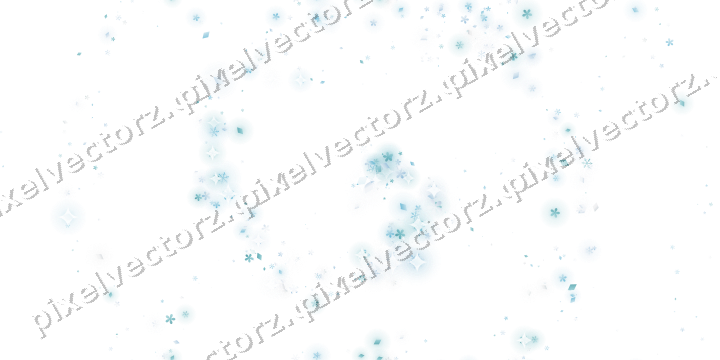 Nahtlose Glitzerspirale in Türkis auf transparentem Grund