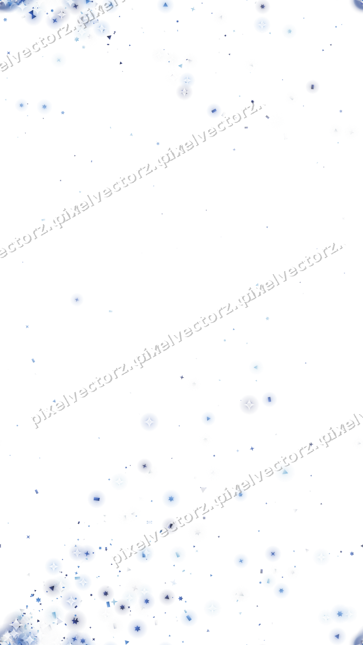 Nahtloser Glitzerfächer in Blau und Türkis auf transparentem Grund