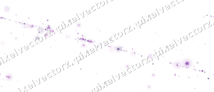 Nahtloses Glitzerband in Violett auf transparentem Grund