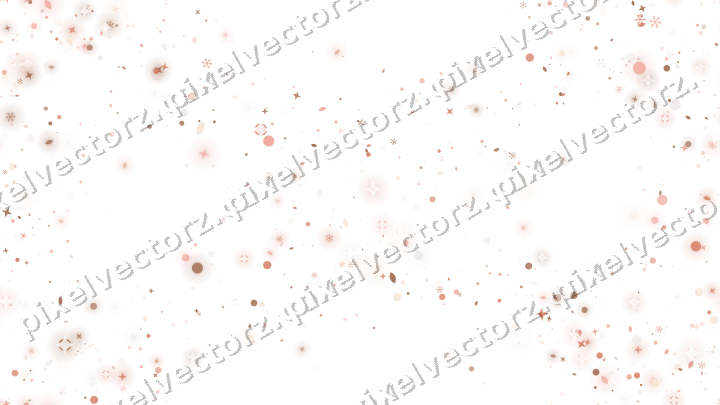 Nahtloser Glitzerkranz in Orange und Rot auf transparentem Grund