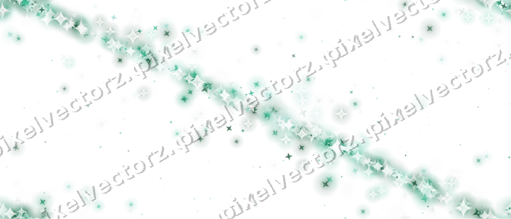 Nahtloses Glitzerband aus Sternen auf transparentem Grund
