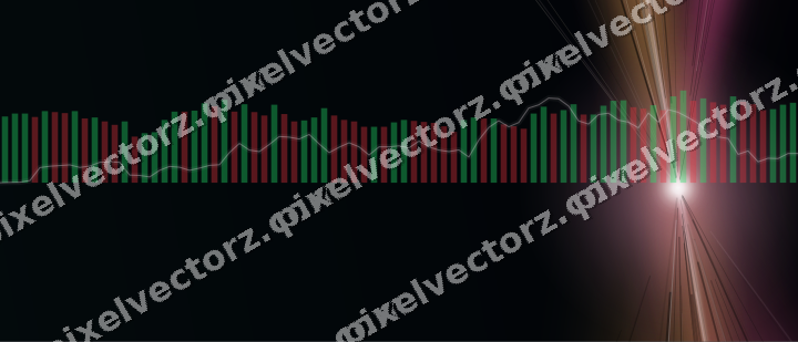 Leuchtender Neon Diagramm Hintergrund in Rosa und Türkis