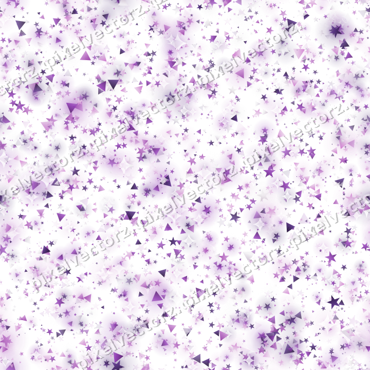Nahtlose Glitzerstreuung in Violett auf transparentem Grund