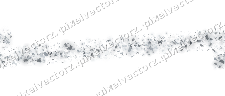 Nahtloses Glitzerband aus Konfetti auf transparentem Grund