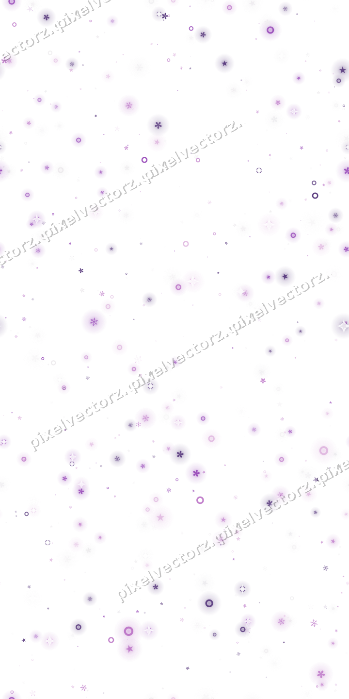 Nahtlose Glitzerstreuung in Violett auf transparentem Grund