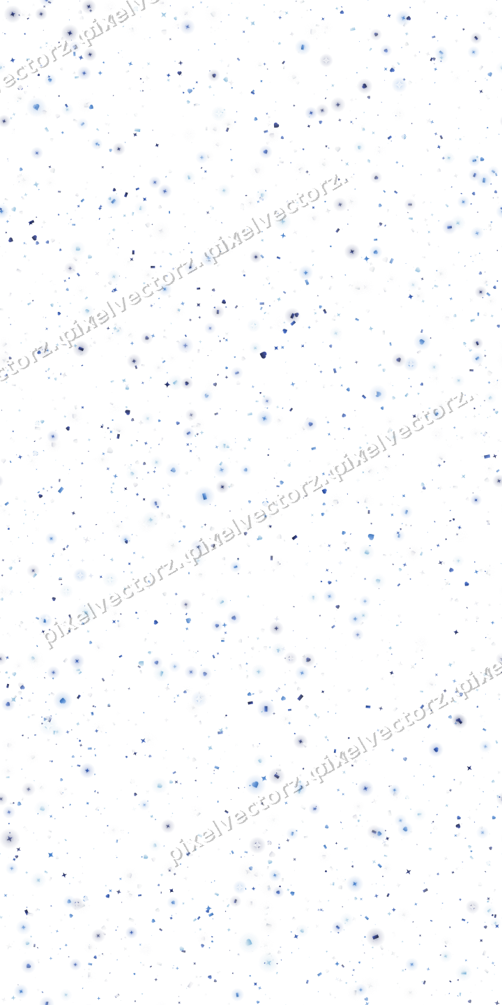 Nahtlose Glitzerstreuung in Blau und Türkis auf transparentem Grund