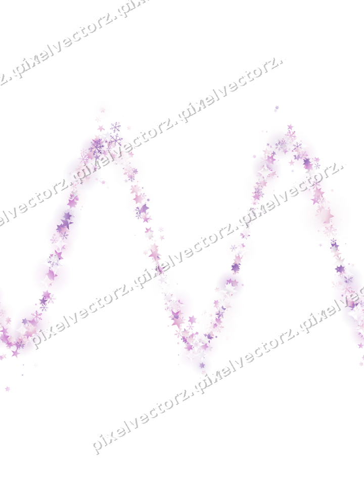 Nahtlose Glitzerwelle in Magenta und Violett auf transparentem Grund