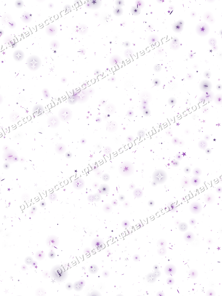 Nahtlose Glitzerstreuung in Violett auf transparentem Grund