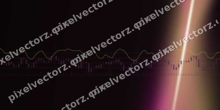 Leuchtender Neon Diagramm Hintergrund in Magenta und Limette