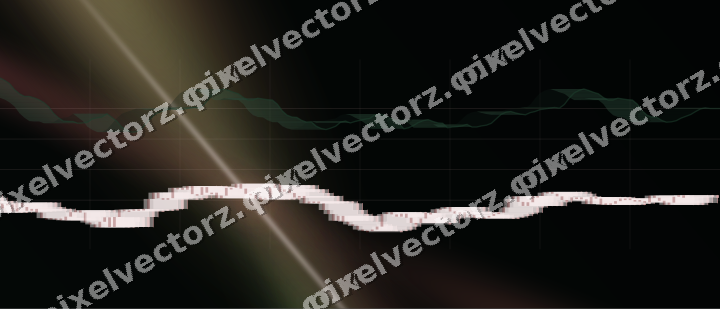 Leuchtender Neon Diagramm Hintergrund in Rot und Grün