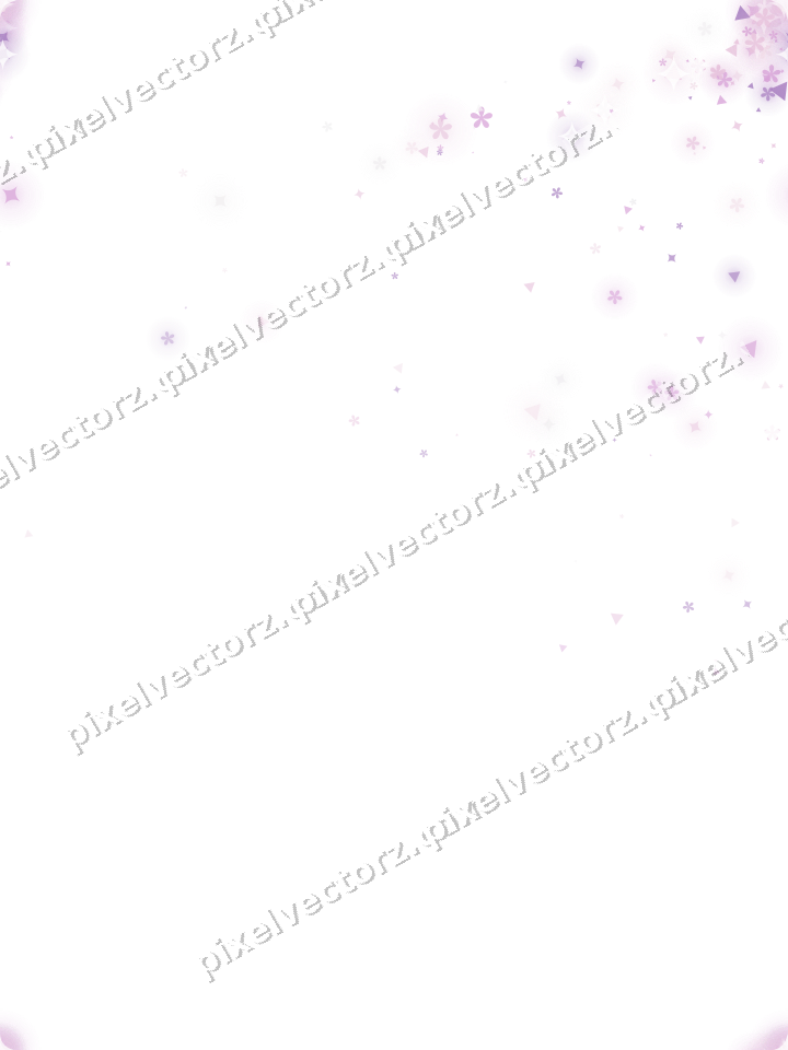 Nahtloser Glitzerfächer aus Funken und Blüten auf transparentem Grund