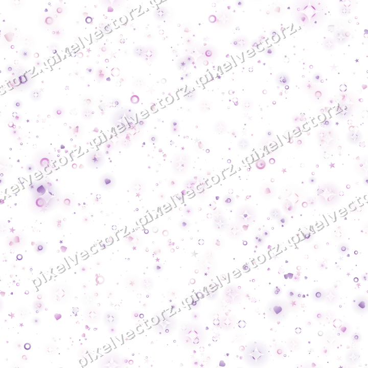 Nahtlose Glitzerstreuung in Magenta auf transparentem Grund
