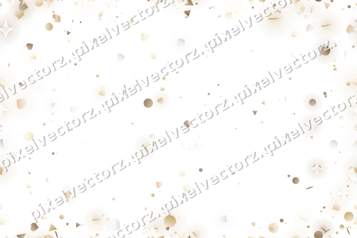 Nahtlose Glitzervignette in Bernstein auf transparentem Grund