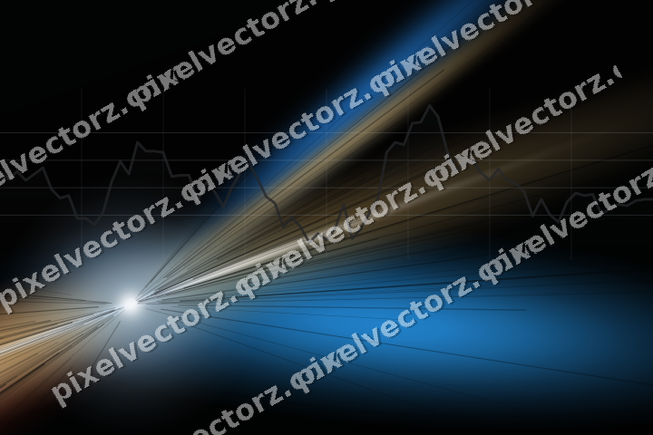 Leuchtender Neon Diagramm Hintergrund in Blau und Rot