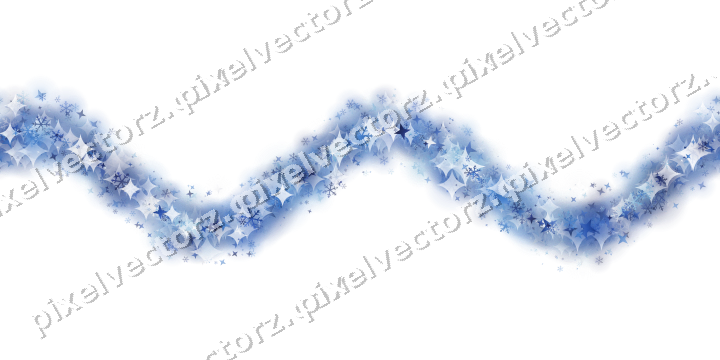 Nahtlose Glitzerwelle in Blau und Türkis auf transparentem Grund
