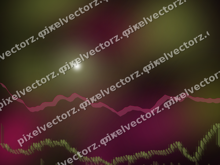 Leuchtender Neon Diagramm Hintergrund in Limette und Rosa