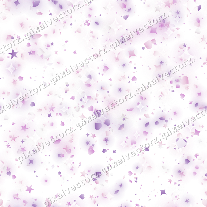 Nahtlose Glitzerstreuung in Magenta auf transparentem Grund