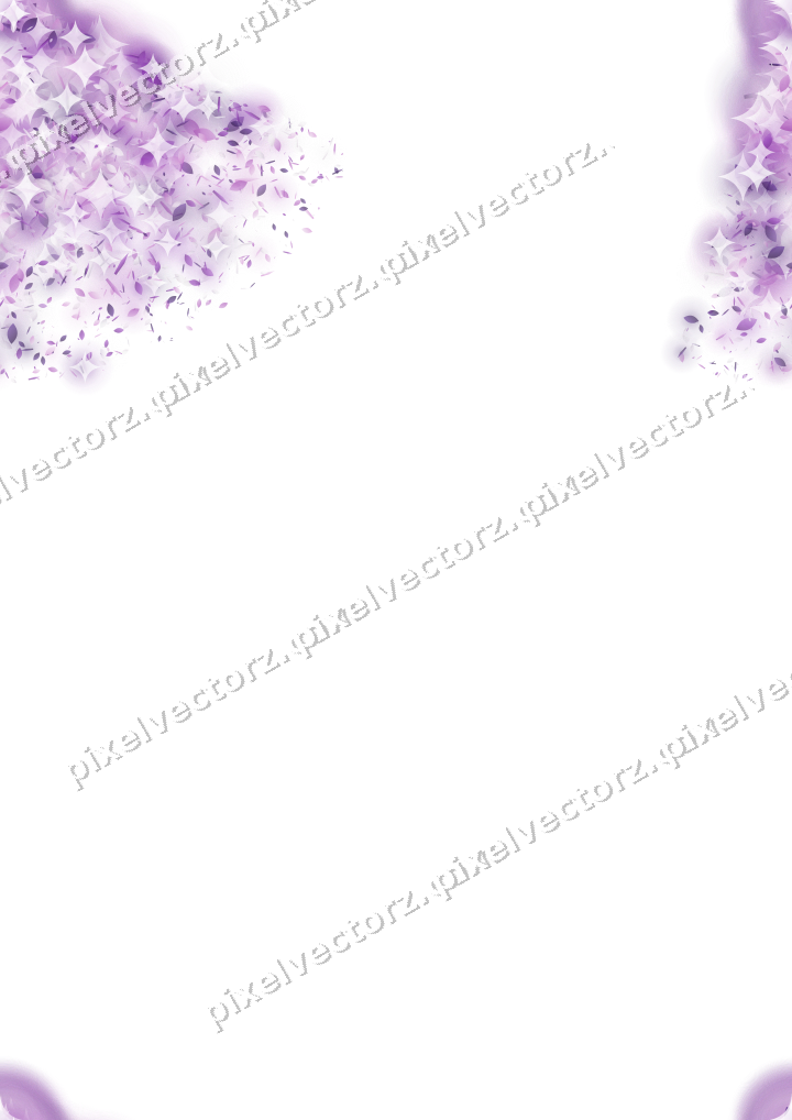 Nahtloser Glitzerfächer in Violett auf transparentem Grund