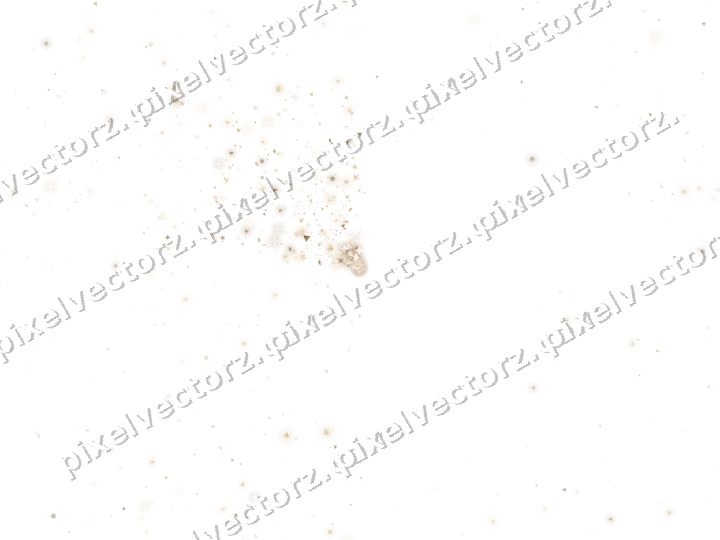 Nahtloser Glitzerfächer aus Sternen und Blüten auf transparentem Grund