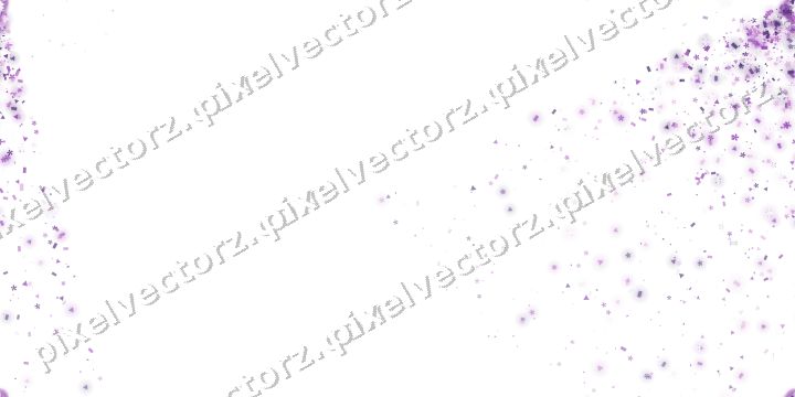 Nahtloser Glitzerfächer in Violett auf transparentem Grund