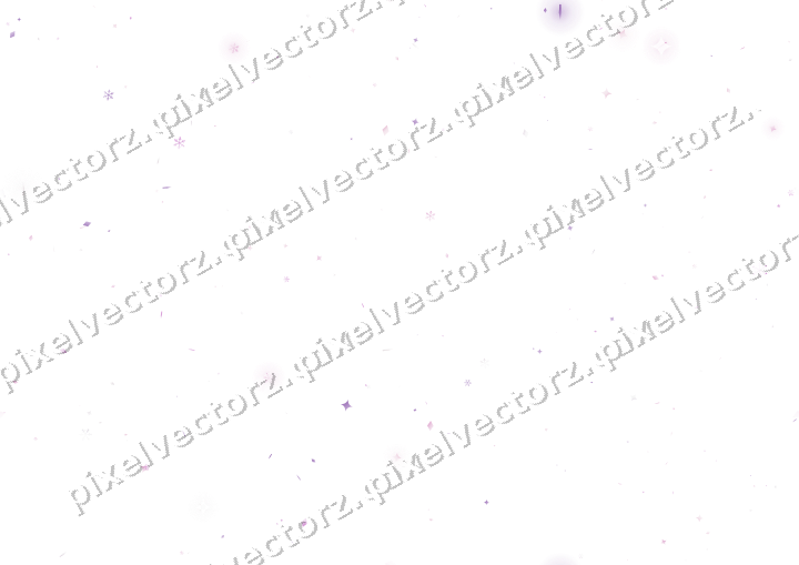Nahtlose Glitzerstreuung in Magenta auf transparentem Grund