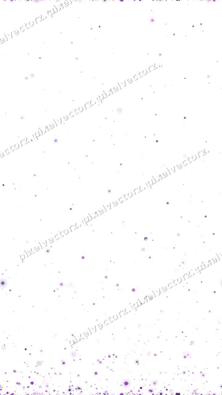 Nahtloser Glitzeraufstieg in Violett auf transparentem Grund