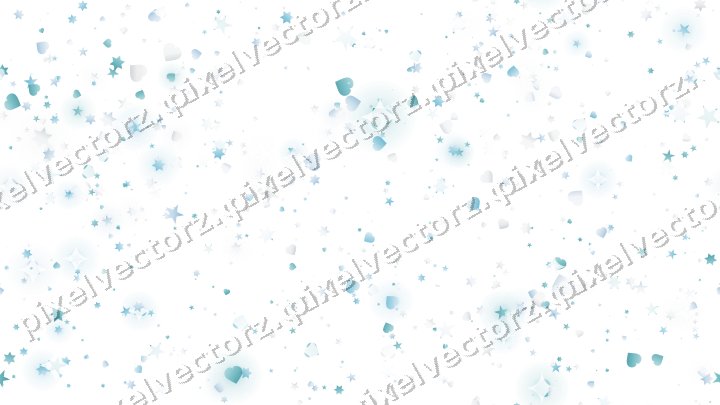 Nahtlose Glitzerstreuung in Türkis auf transparentem Grund