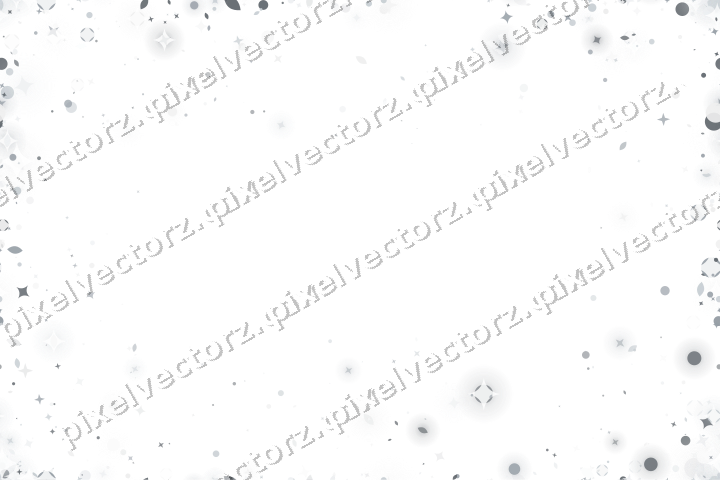Nahtlose Glitzervignette in Blassblau auf transparentem Grund